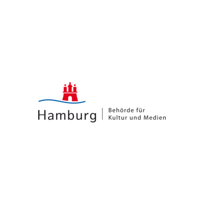 Needs translation: Logo der Behörde für Kultur und Medien der Stadt Hamburg